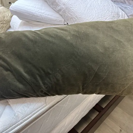 Green design republique Rectangular Cushon W86,D42cm.