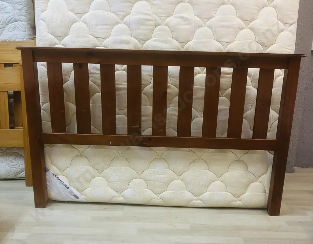 Wooden Slatted Headboard, 105 x 169.5cm Image 1++