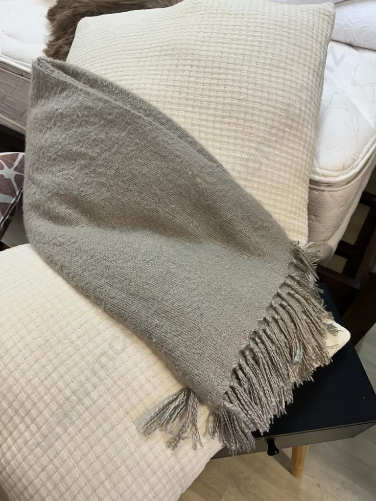 Mulburi Throw & Pair Of Cream Euro Cushions Image 1++