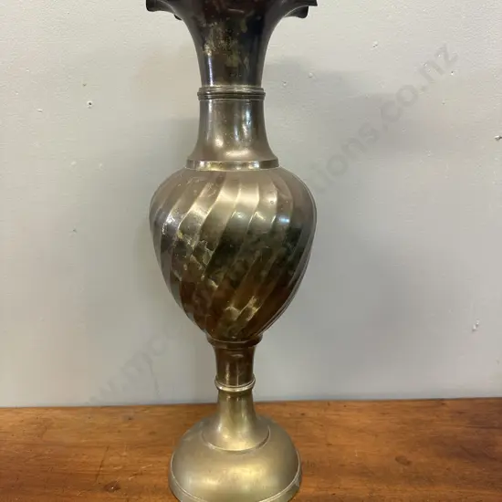 Vintage Brass Vase H50cm.