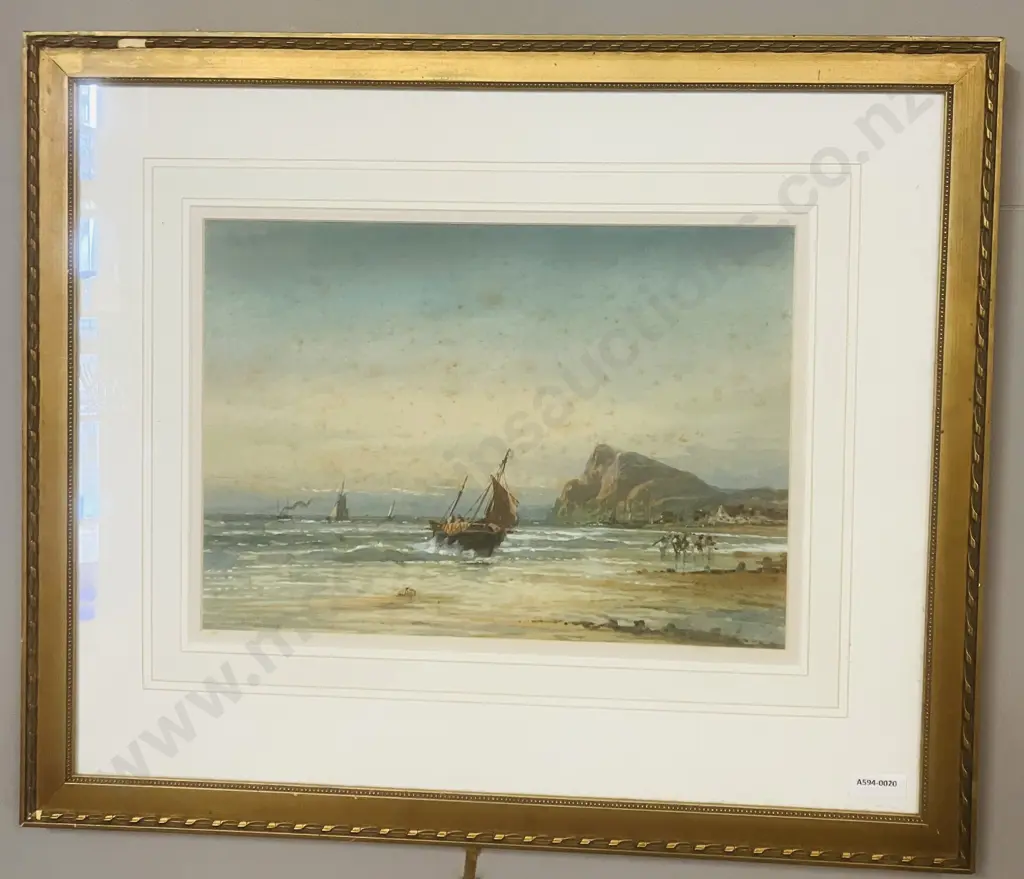 Thomas Mortimer Early 1900s Seascape Watercolour Signed Bottom Left. 46 x 54cm Image 1++