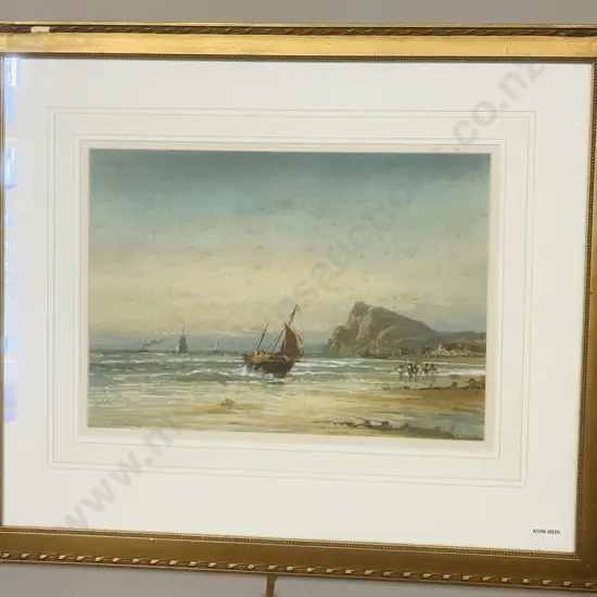 Thomas Mortimer Early 1900s Seascape Watercolour Signed Bottom Left. 46 x 54cm