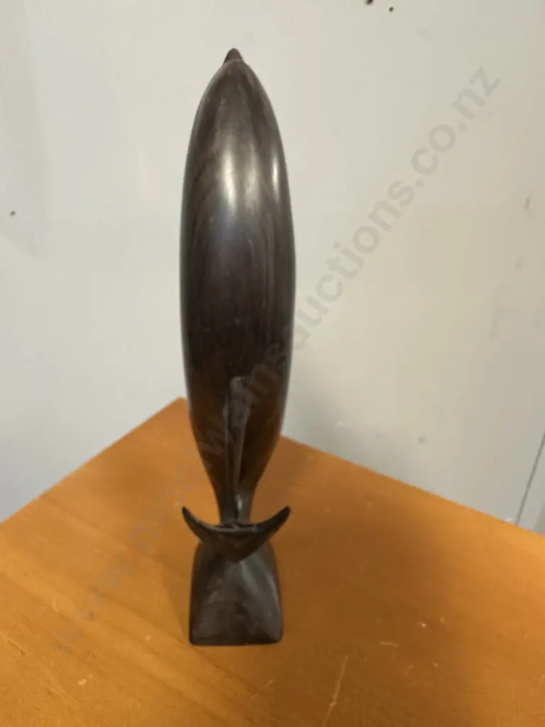 Wooden Dolphin Figurine H25cm. Image 1++