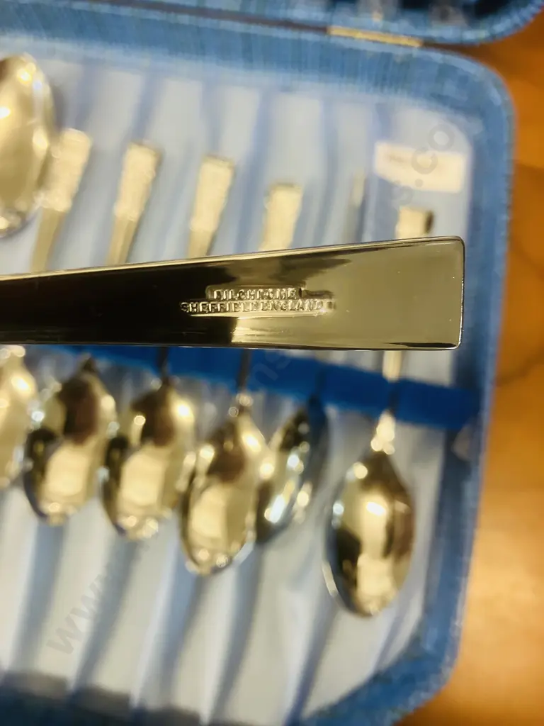 Vintage 24 Piece Bilchrome Chromoid Plated Cutlery Canteen - Sheffield England Image 1++