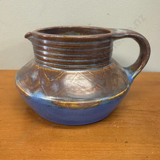 Bourne Denby Pottery Jug Two Toned Signed Dorothy Ware 