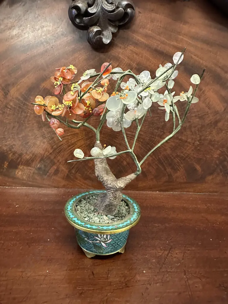 Decorative Bonsai Floral Mid Century Modern H21cm. Image 1++