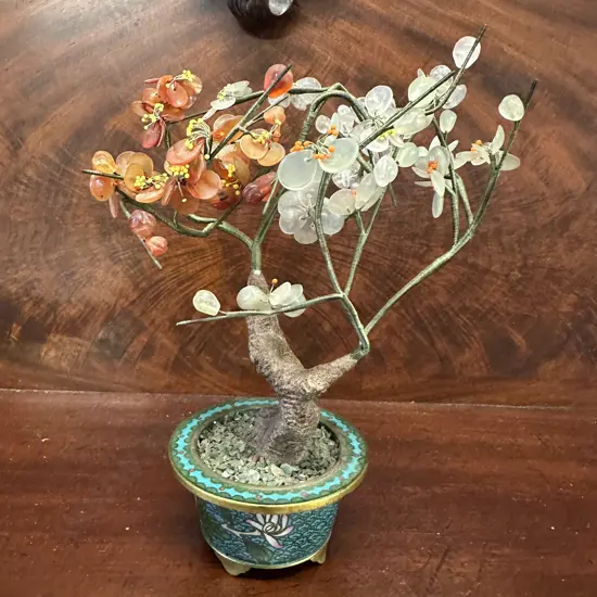 Decorative Bonsai Floral Mid Century Modern H21cm.