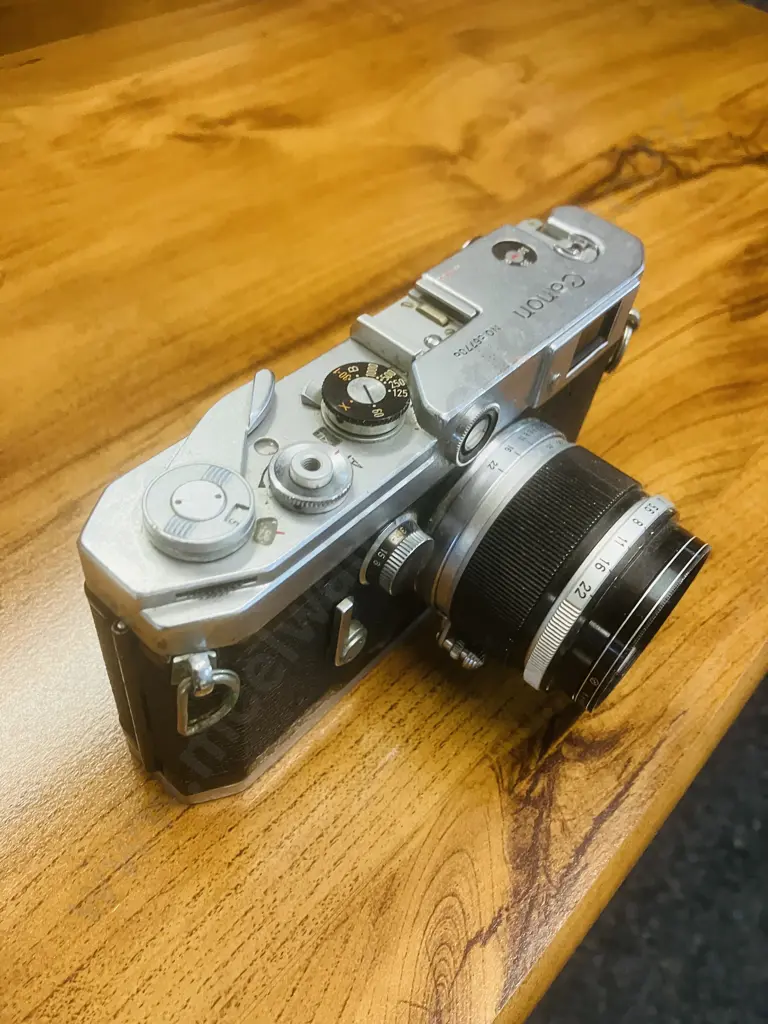 Canon VL Rangefinder Film Camera #567706 With Canon 50mm f/2.8 LTM Lens #29643 - JAPAN Image 1++