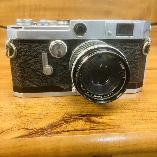 Canon VL Rangefinder Film Camera #567706 With Canon 50mm f/2.8 LTM Lens #29643 - JAPAN