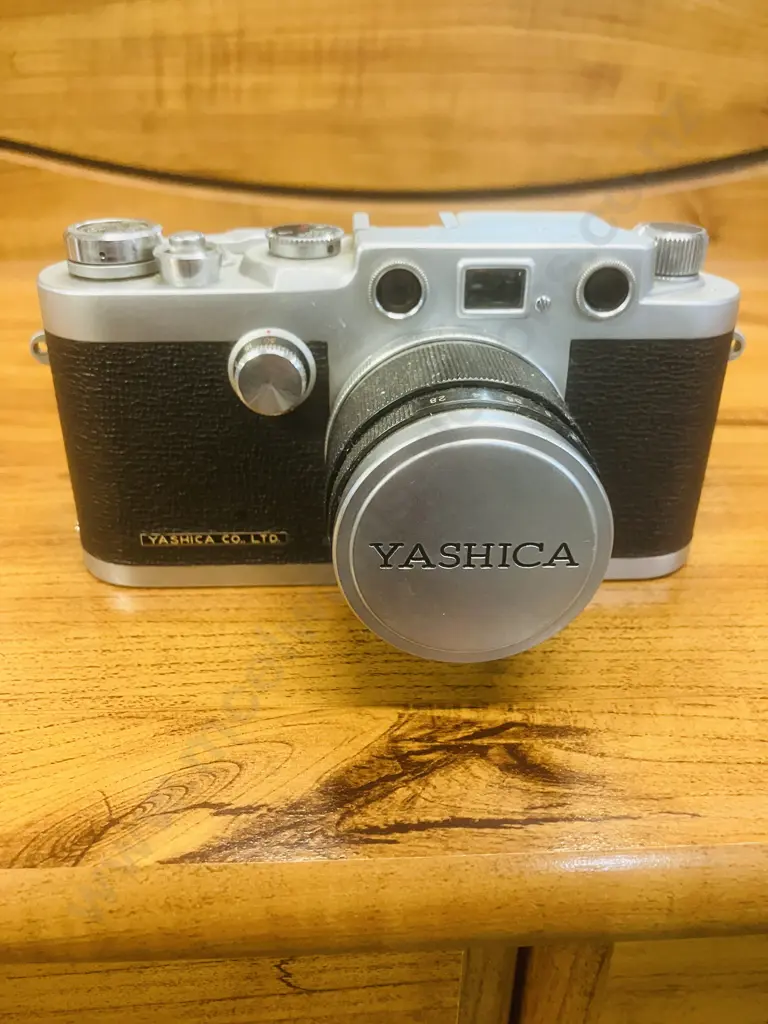 Yashica YE 35mm Rangefinder Camera Japan 1959 #128657 With Yashica Yashikor 1:2.8 f/5cm Leica Screw Mount Lens #912575 Image 1++