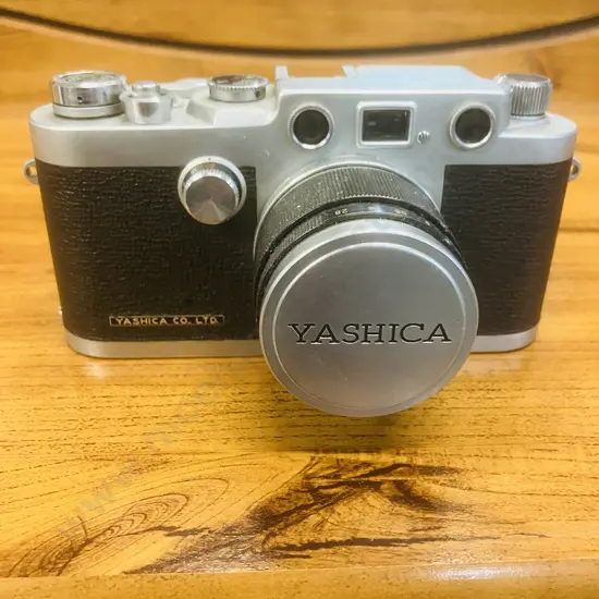 Yashica YE 35mm Rangefinder Camera Japan 1959 #128657 With Yashica Yashikor 1:2.8 f/5cm Leica Screw Mount Lens #912575