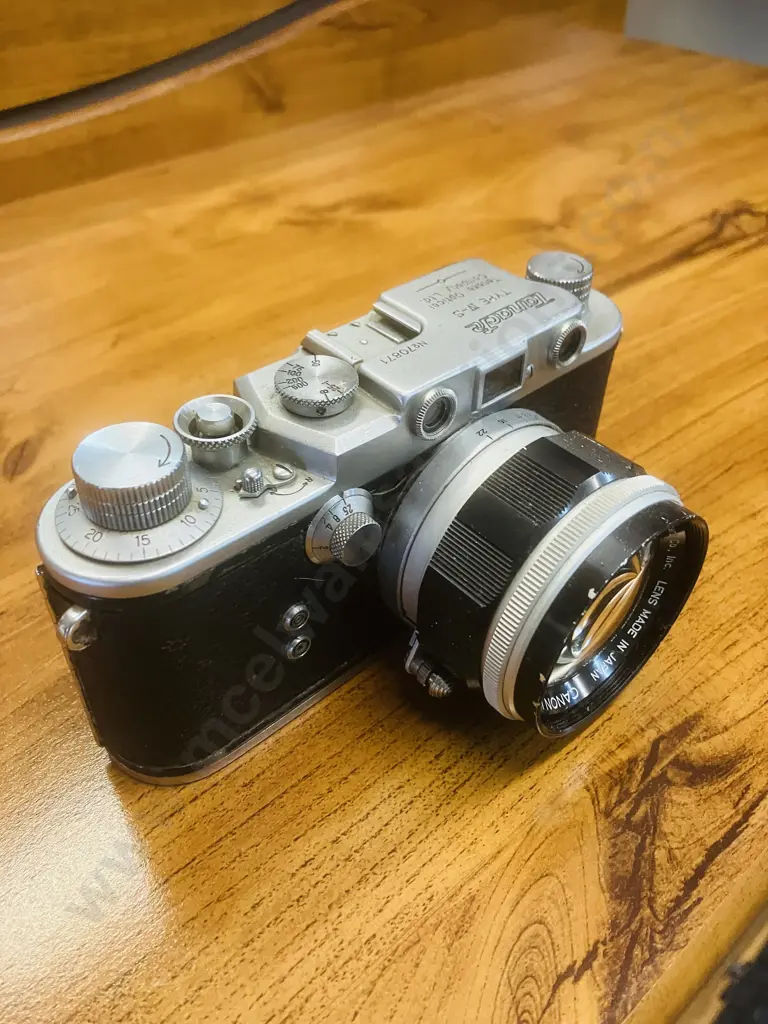 Rare Tanaka Tanack IV-S (Japanese Leica Copy) 35mm Japan 1952 #70871 Canon 50mm 1:1.4 Leica Thread Mount Lens #112672 Image 1++