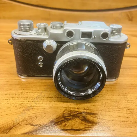 Rare Tanaka Tanack IV-S (Japanese Leica Copy) 35mm Japan 1952 #70871 Canon 50mm 1:1.4 Leica Thread Mount Lens #112672