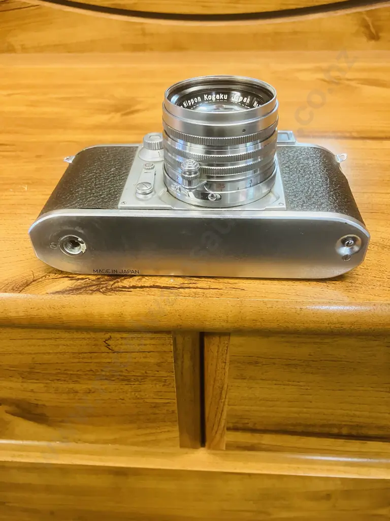 Minolta-35 (Model-F) Camera Japan 1952 (#20681) With Nippon Kogaku Nikkor-H.C 1:2 f/5cm Leica Thread Mount Lens #718591 Image 1++