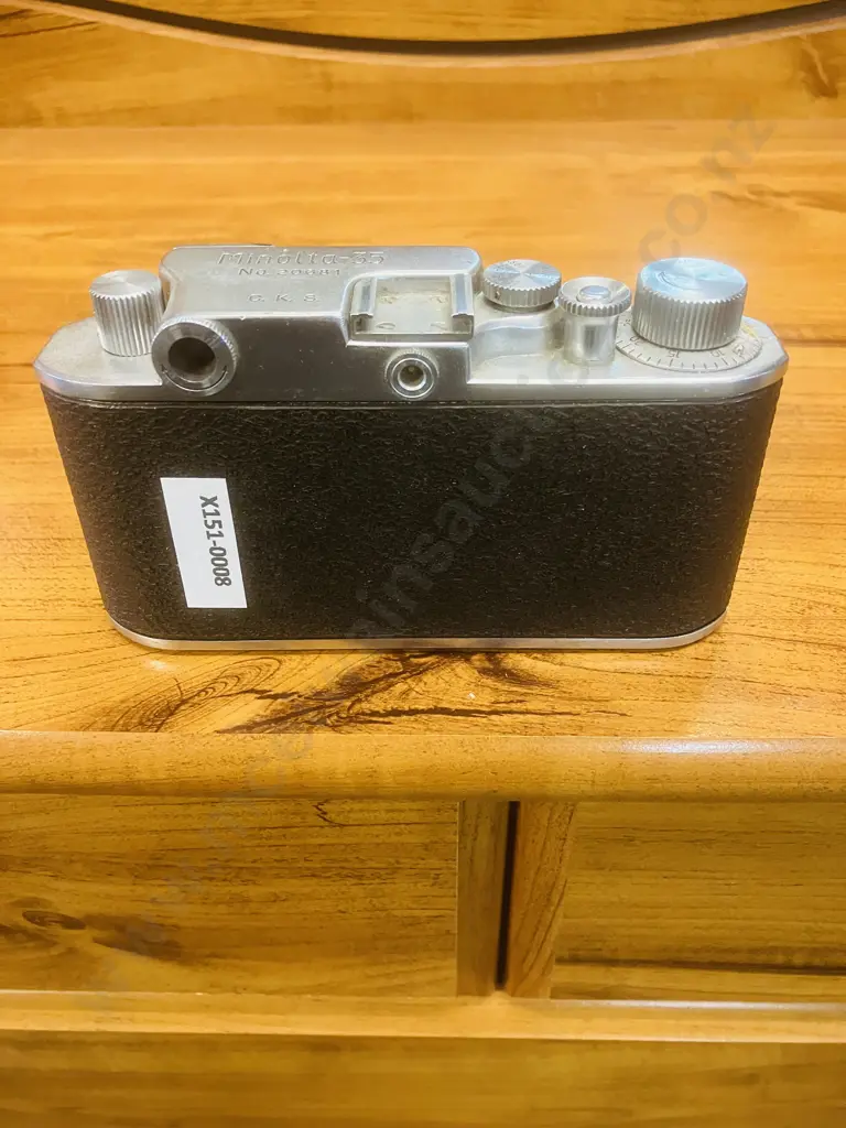 Minolta-35 (Model-F) Camera Japan 1952 (#20681) With Nippon Kogaku Nikkor-H.C 1:2 f/5cm Leica Thread Mount Lens #718591 Image 1++