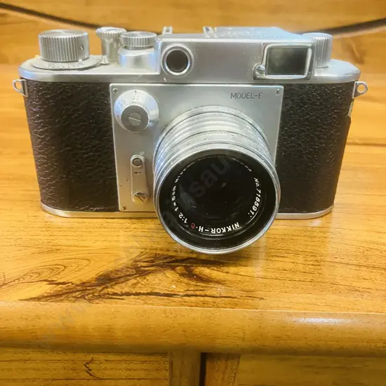 Minolta-35 (Model-F) Camera Japan 1952 (#20681) With Nippon Kogaku Nikkor-H.C 1:2 f/5cm Leica Thread Mount Lens #718591