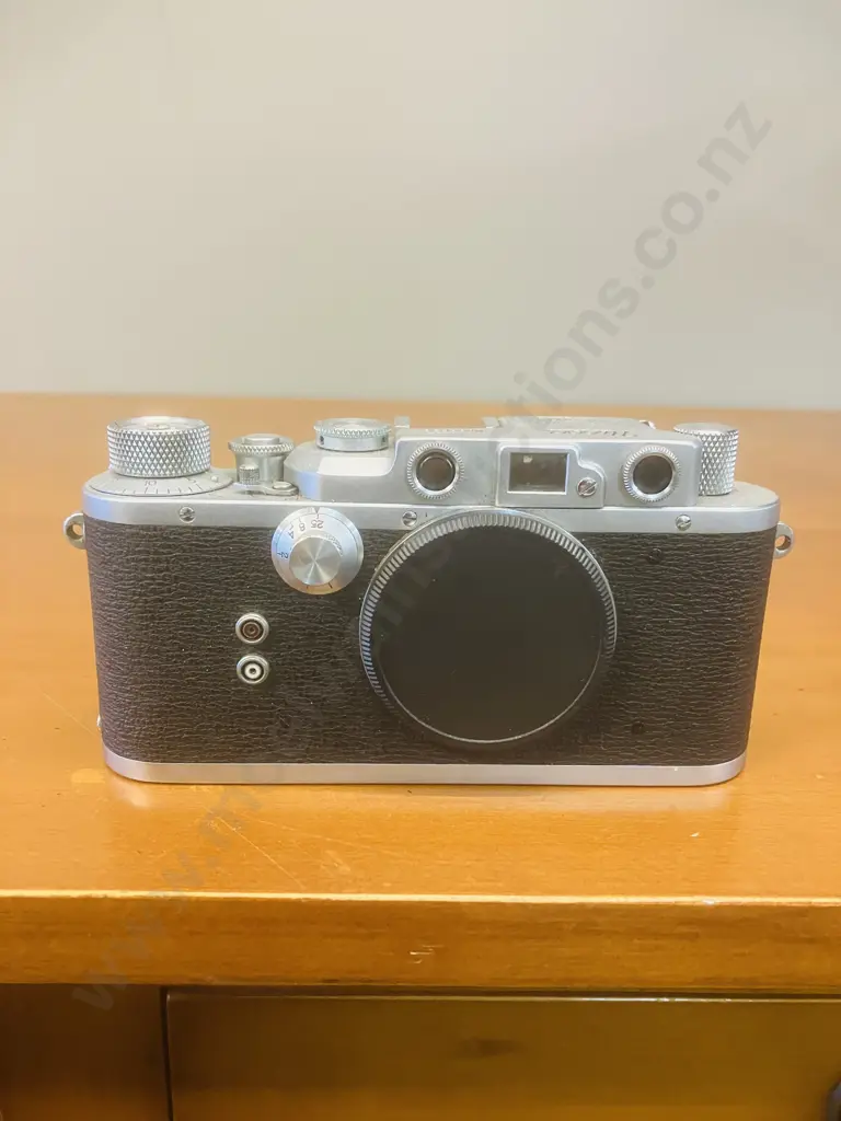 Nicca Type 3-S (Japanese 35mm Leica Copy) Rangefinder Camera Body Japan 1952 #62625 Leica Thread Mount Image 1++
