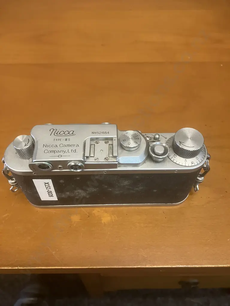 Nicca Type-IIIS (Japanese 35mm Leica Copy) Rangefinder Camera Body Japan 1952 #52484 Leica Thread Mount Image 1++