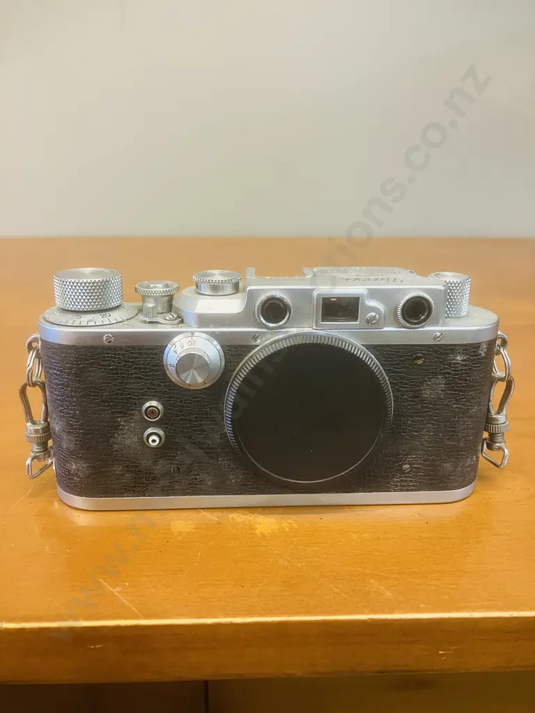 Nicca Type-IIIS (Japanese 35mm Leica Copy) Rangefinder Camera Body Japan 1952 #52484 Leica Thread Mount Image 1++