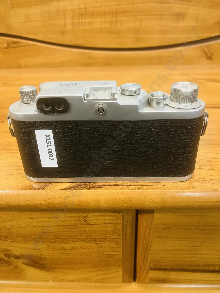 Nicca 3-F Rangefinder 35mm Film Camera Body (Japanese Leica lll Copy) #92684,1956 - Knob Winding Variant Image 1++