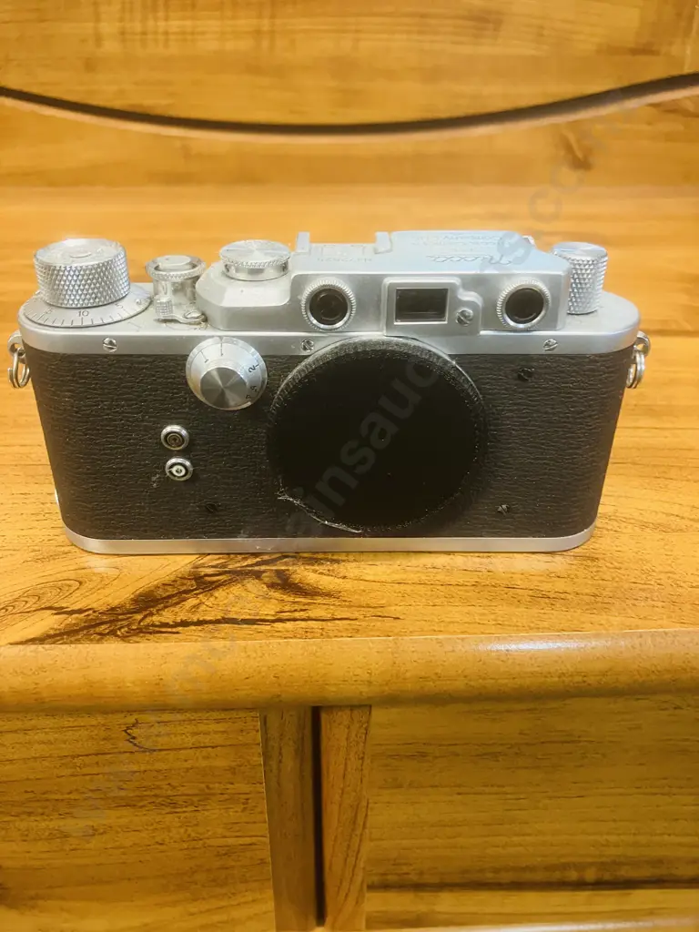 Nicca Type 3-S (Japanese 35mm Leica Copy) Rangefinder Camera Body Japan 1952 #72525 Leica Thread Mount Image 1++