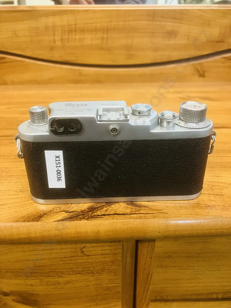 Nicca 3-F Rangefinder 35mm Film Camera Body (Japanese Leica lll Copy) #89360,1956 - Knob Winding Variant Image 1++