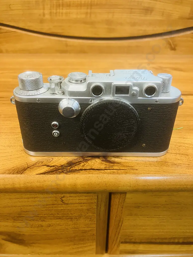 Nicca Type 3-S (Japanese 35mm Leica Copy) Rangefinder Camera Body Japan 1952 #71342 Leica Thread Mount Image 1++