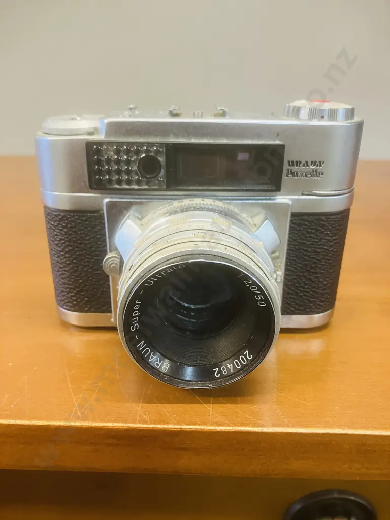Braun Super Paxette II BL 35mm Rangefinder Camera With BRAUN-Super-Ultralit 1:2,0/50 Lens. 1958 Germany Image 1++