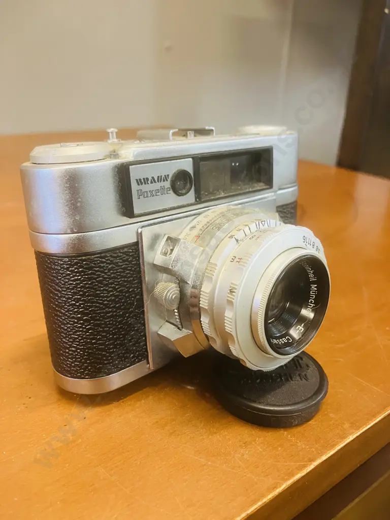 Braun Carl Paxette I L with Steinheil Munchen E Cassarit 1:2.8 f=50mm Lens - Germany 1950's Image 1++