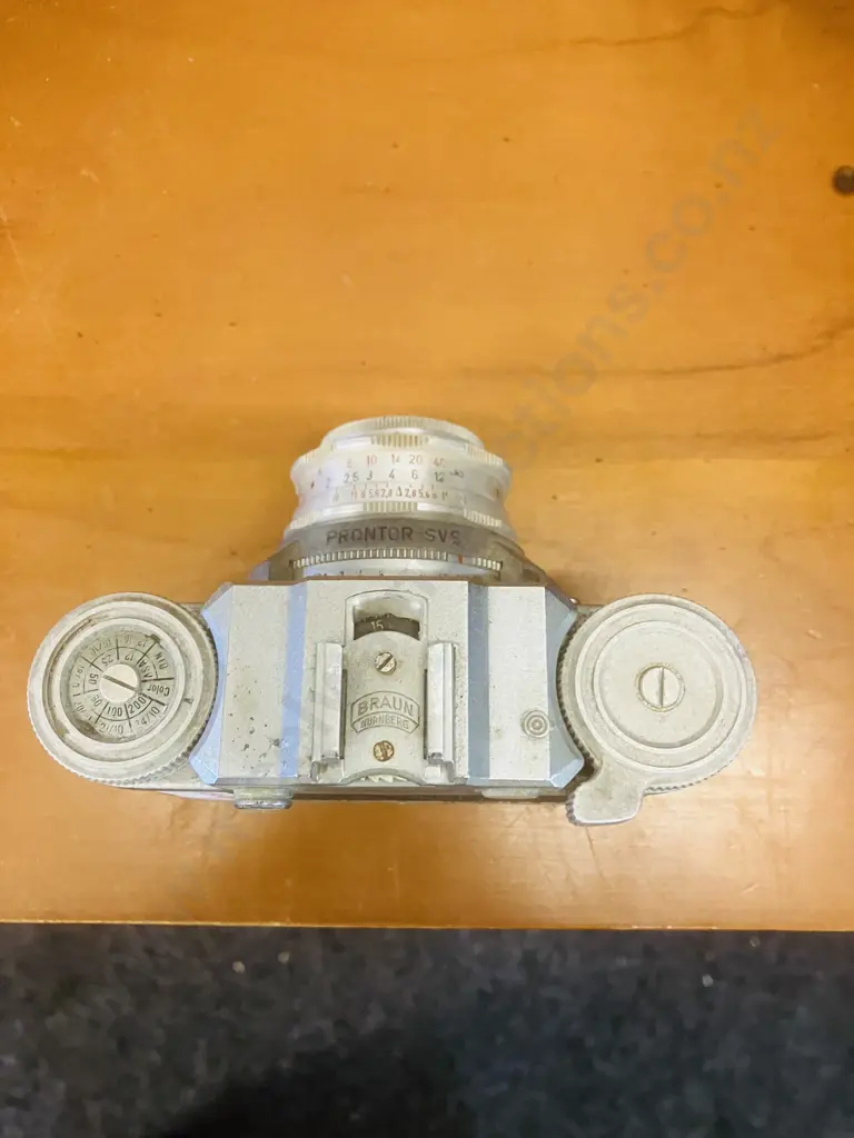 Braun Super-Paxette Model II 35mm Film Camera With Staeble-Kata 1:2.8/45 E Lens - 1950s Germany Image 1++