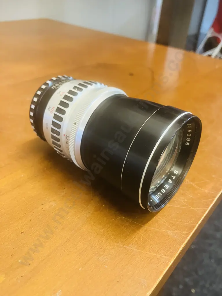 STAEBLE - TELEXON 1:3.8/135 135mm f/3.8 With Paxette M39? Thread - Made In West Germany Image 1++