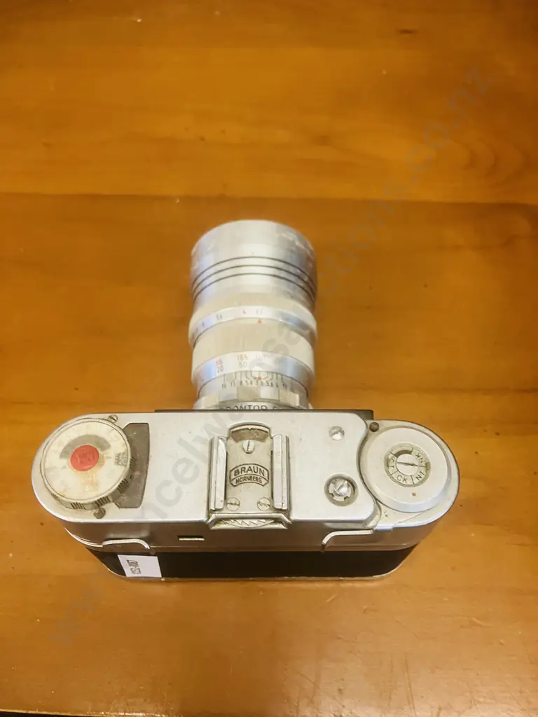 Braun Super Paxette II BL 35mm Rangefinder Camera With ENNA Munchen Tele-Ennalyt 1:3.5/135mm Lens. 1958 Germany Image 1++