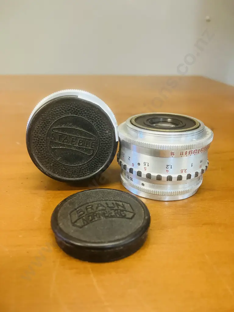 Staeble BRAUN-Color-Ultralit 1:2.8/50mm Lens & BRAUN Katagon Staeble-Werk 1:2.8/50mm Lens - M39 Paxette. German Image 1++