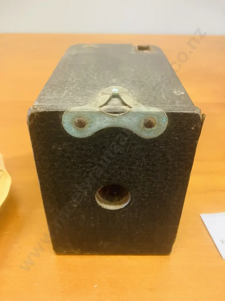 Antique 1919 Kodak No. '0' Brownie Box Camera, Portrait Lens Fitted 1928 Image 1++