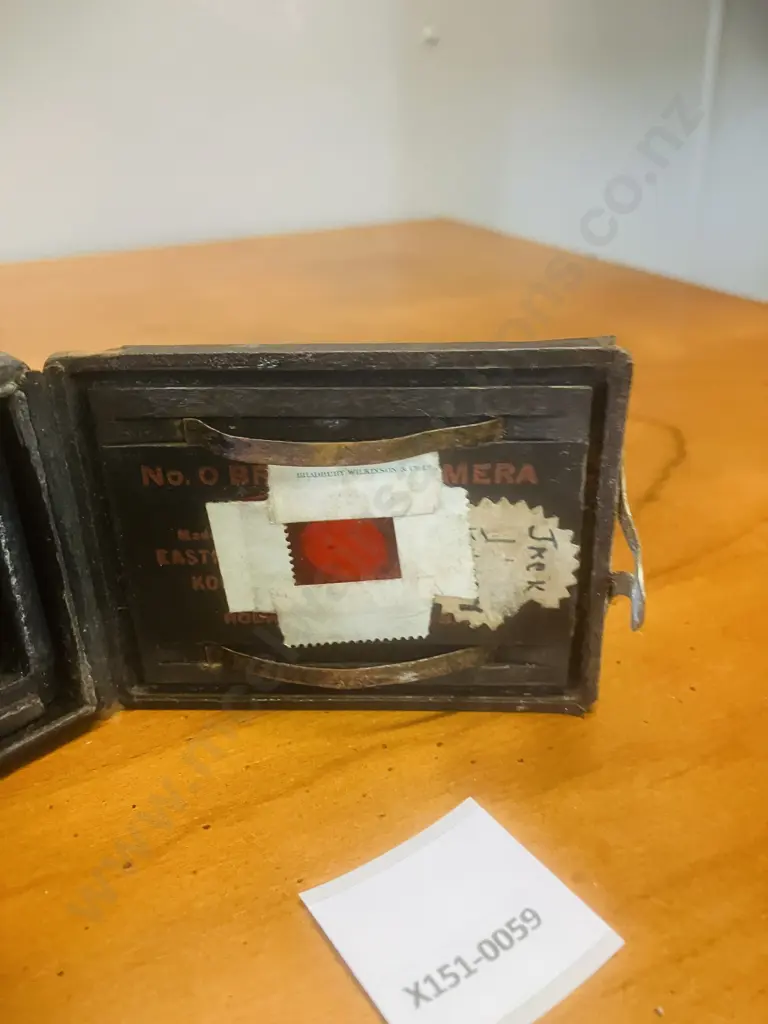 Antique 1919 Kodak No. '0' Brownie Box Camera, Portrait Lens Fitted 1928 Image 1++