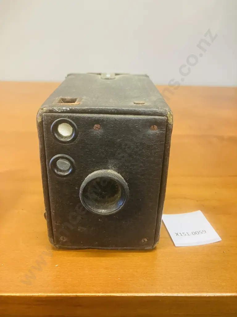 Antique 1919 Kodak No. '0' Brownie Box Camera, Portrait Lens Fitted 1928 Image 1++
