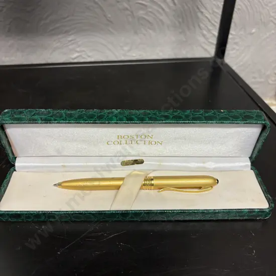 Boston Collection 22ct Gold lined Pen
