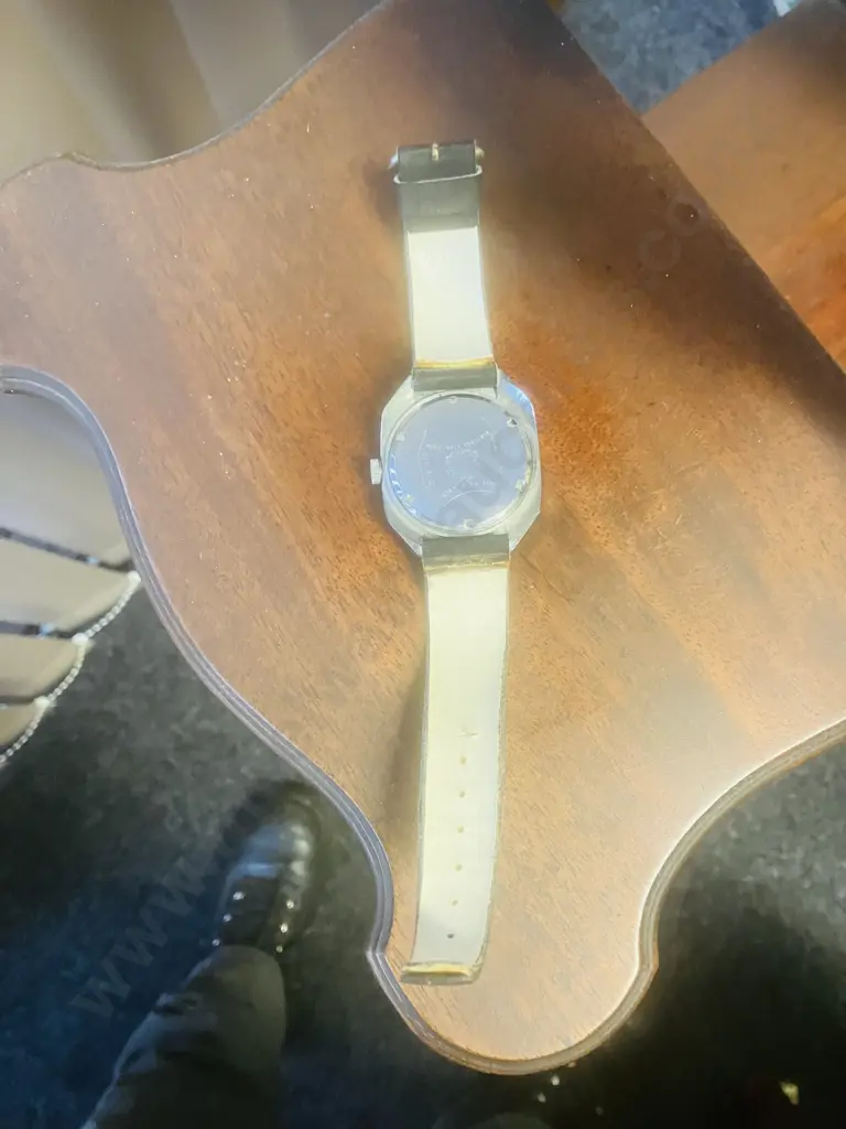 Rare "PARKER" Swiss Made Jump Hour Watch C1960's Image 1++