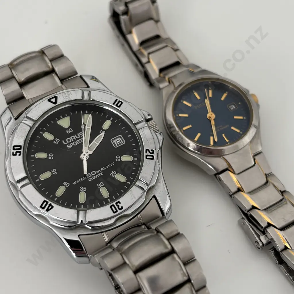 Two Watches: Lorus Sport 50m and Pulsar 100m Image 1++