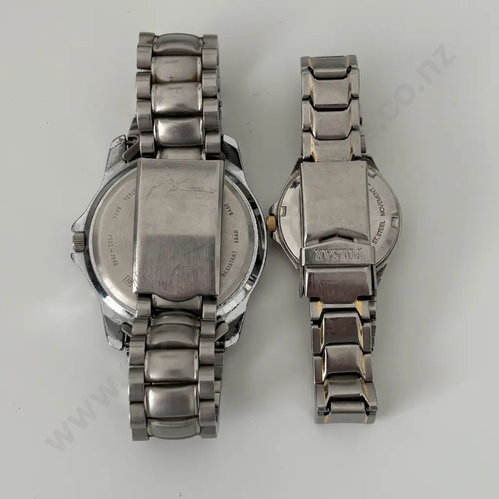 Two Watches: Lorus Sport 50m and Pulsar 100m Image 1++