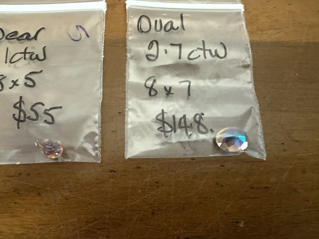 Selection Of Gemstones Including Alexandrite .31cts, Aquamarine .48cts & Tourmaline Pink .43cts  Image 1++