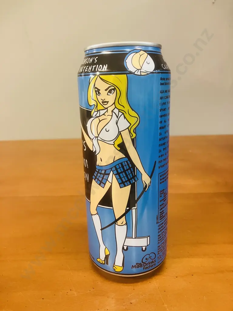 Rare Miss Svenson's Classroom Detention New Zealand Energy Drink - 500ml (Sealed) Image 1++