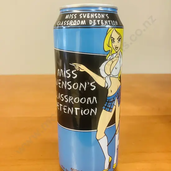 Rare Miss Svenson's Classroom Detention New Zealand Energy Drink - 500ml (Sealed)