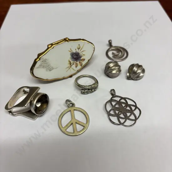 Assorted Sterling Silver items etc