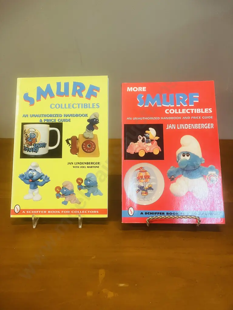 SMURF Collectibles 1996 & More SMURF Collectables 1998 Unauthorized Handbook and Price Guides by Jan Lindenberger Image 1++