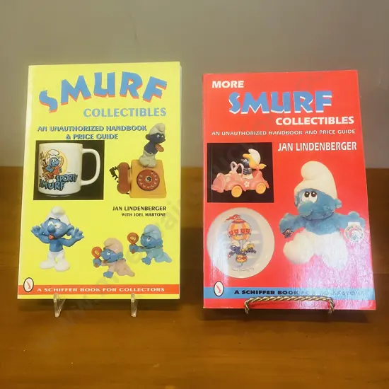 SMURF Collectibles 1996 & More SMURF Collectables 1998 Unauthorized Handbook and Price Guides by Jan Lindenberger