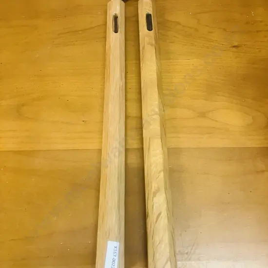 Natural Wood Nunchaku With Cord - 36cm