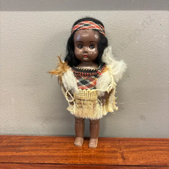 Vintage Collectable NZ Maori Doll