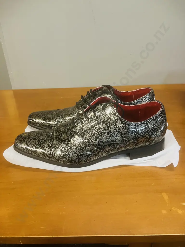 MAHER Mens Shoes 3EO11 Silver - Size 44 Image 1++