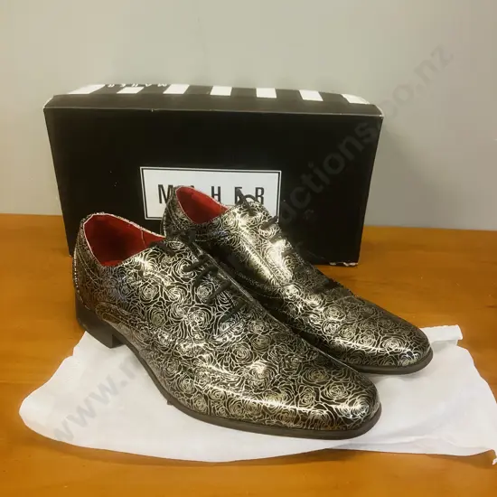 MAHER Mens Shoes 3EO11 Silver - Size 44